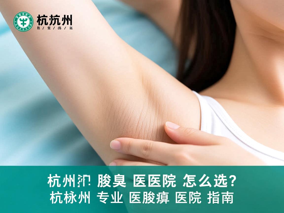 杭州腋臭医院怎么选？杭州专业腋臭医院指南