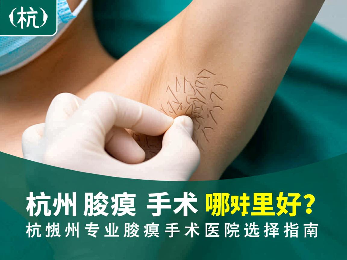 杭州腋臭手术哪里好？杭州专业腋臭手术医院选择指南