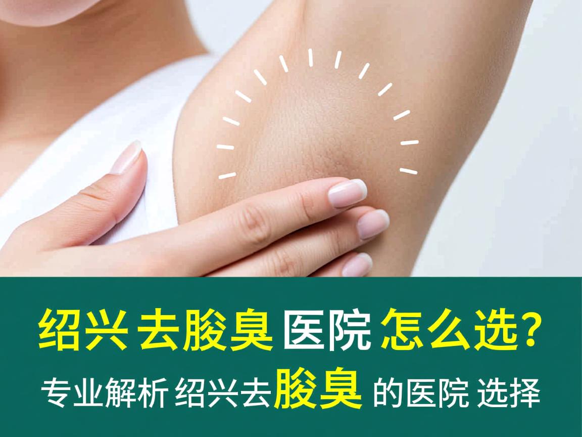 绍兴去腋臭医院怎么选？专业解析绍兴去腋臭的医院选择
