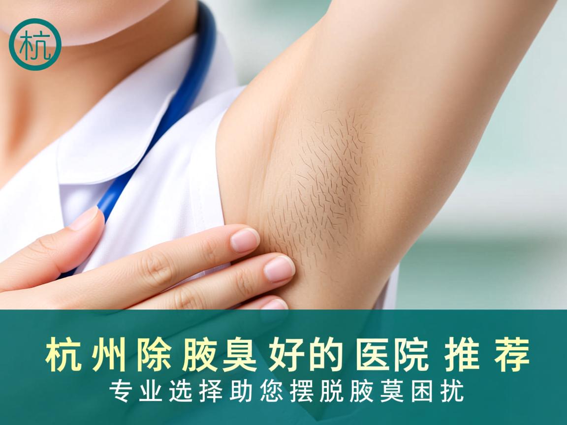 杭州除腋臭好的医院推荐，专业选择助您摆脱腋臭困扰