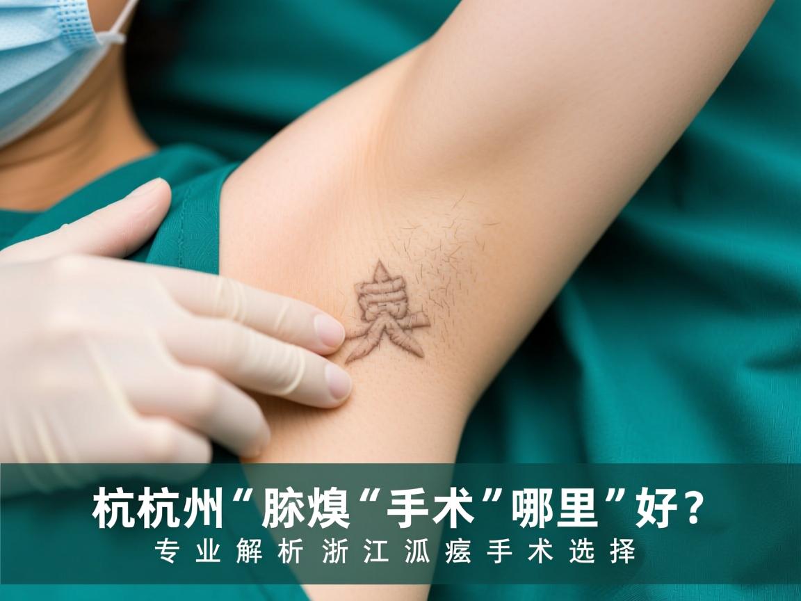 杭州腋臭手术哪里好？专业解析浙江狐臭手术选择