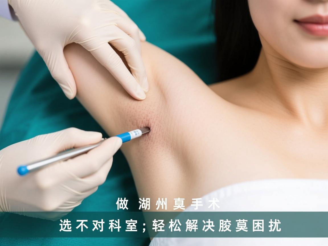 在湖州做腋臭手术，选对科室，轻松解决腋臭困扰