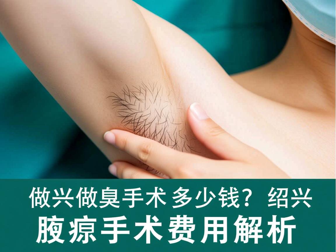 在绍兴做腋臭手术多少钱？绍兴腋臭手术费用解析