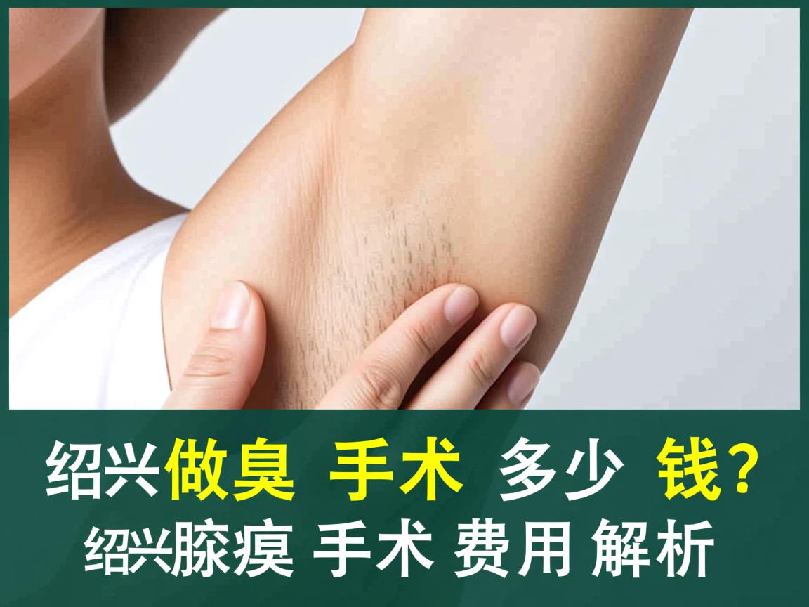 在绍兴做腋臭手术多少钱？绍兴腋臭手术费用解析
