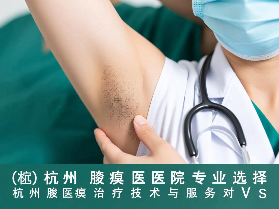 杭州腋臭医院专业选择，杭州腋臭医院治疗技术与服务对比