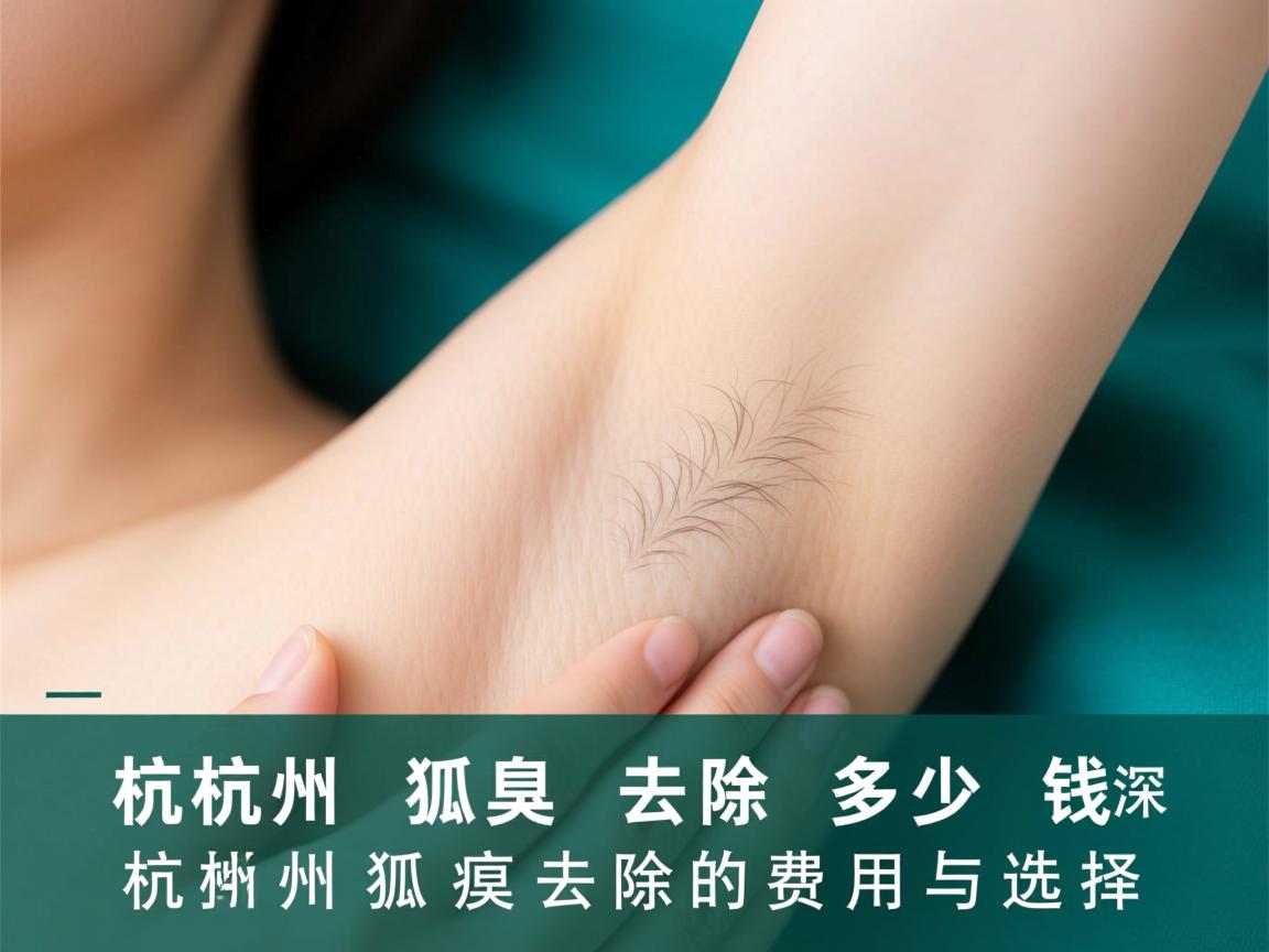 杭州狐臭去除多少钱，深度解析杭州狐臭去除的费用与选择