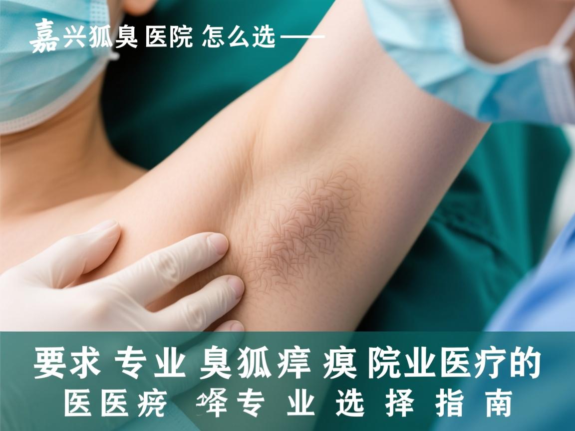 嘉兴狐臭医院怎么选，专业狐臭医院的专业选择指南