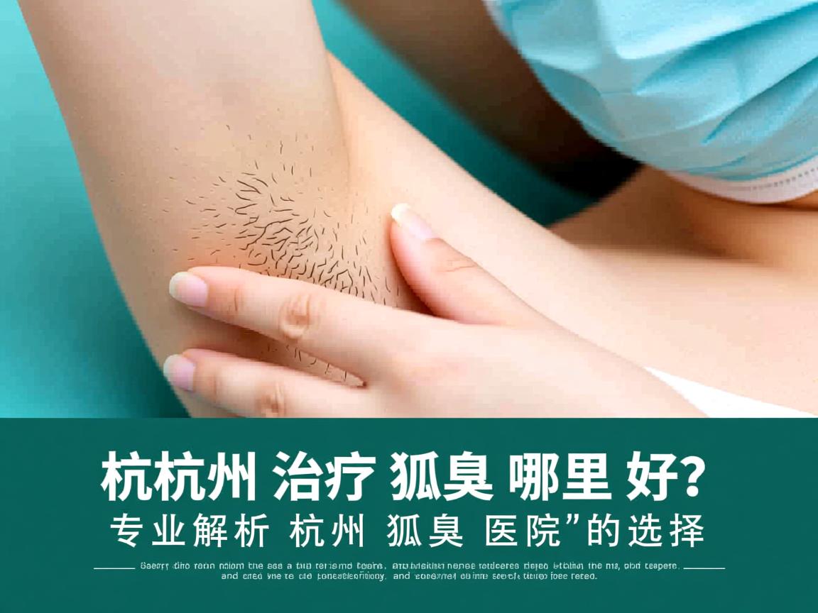 杭州治疗狐臭哪里好？专业解析杭州狐臭医院的选择