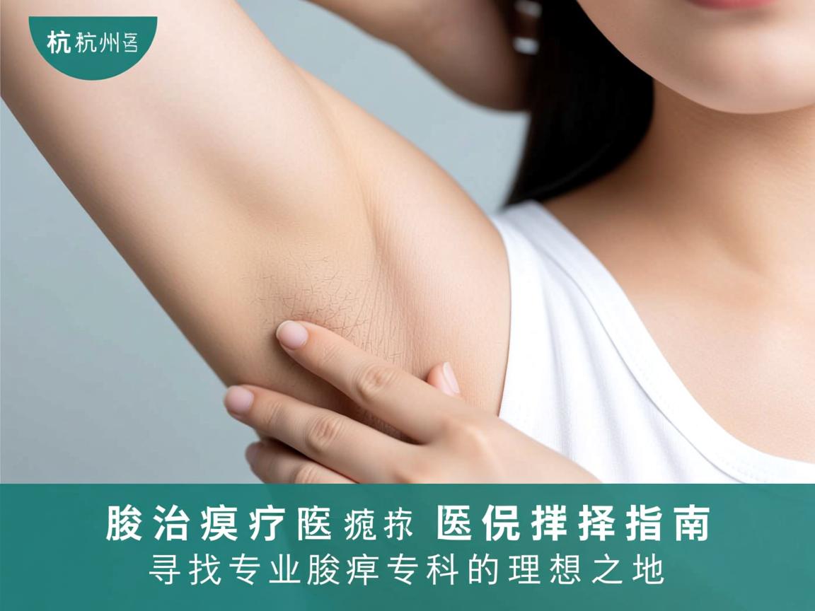 杭州腋臭治疗医院选择指南，寻找专业腋臭专科的理想之地