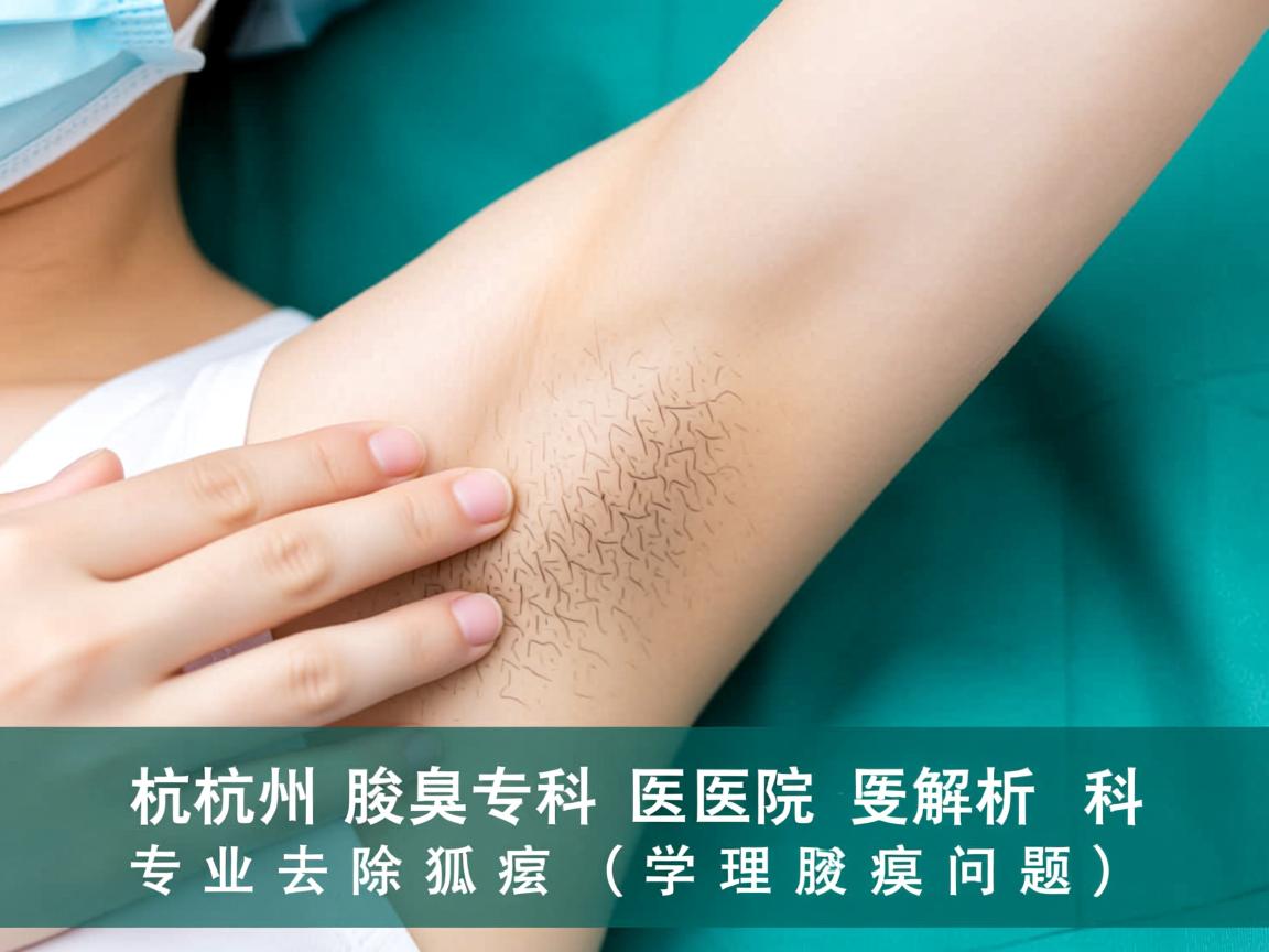 杭州腋臭专科医院解析，专业去除狐臭，科学护理腋臭问题