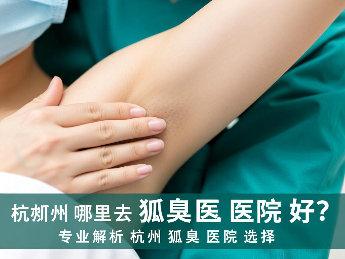 杭州哪里去狐臭医院好？专业解析杭州狐臭医院选择
