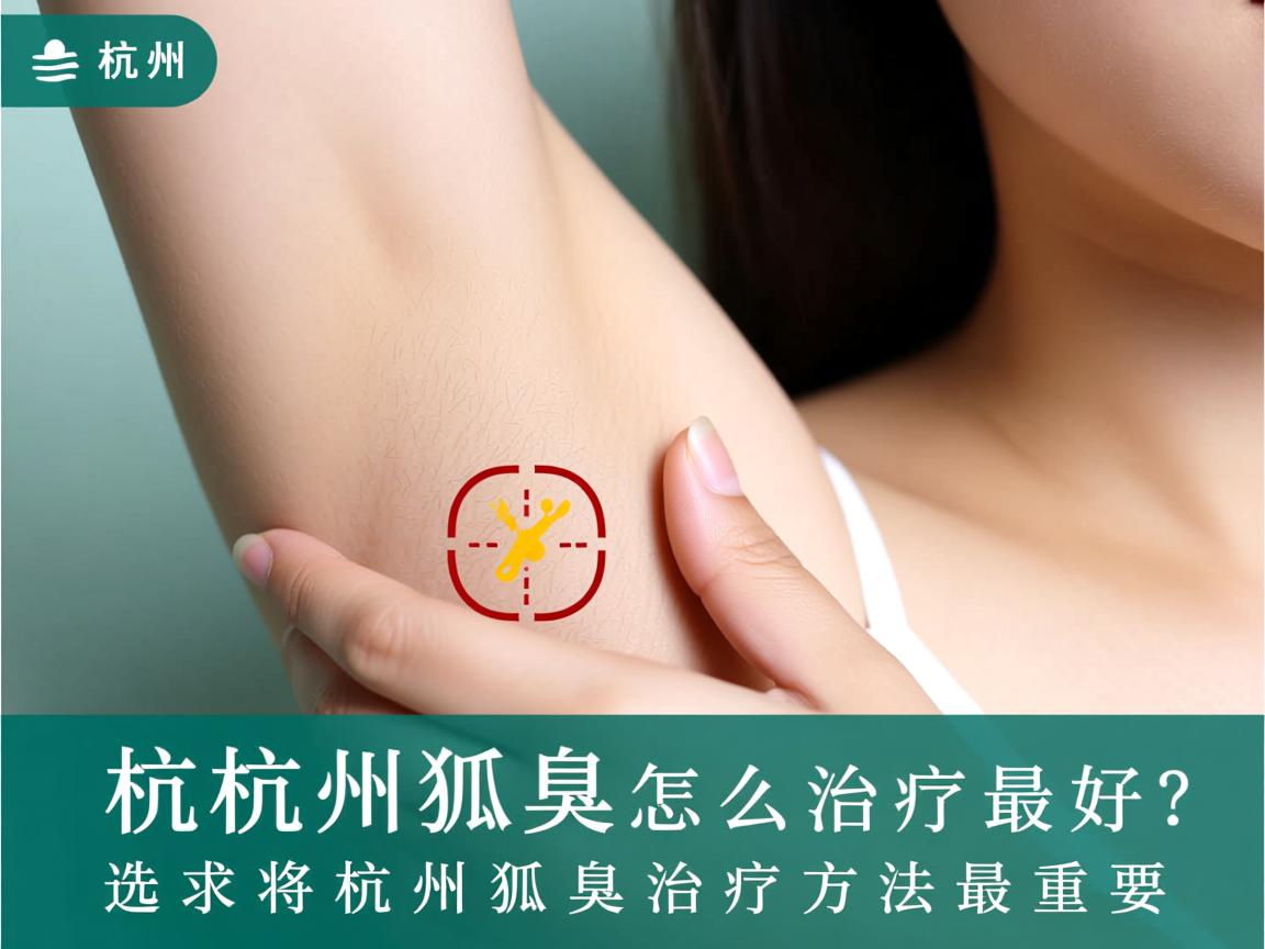杭州狐臭怎么治疗最好？选对杭州狐臭治疗方法最重要