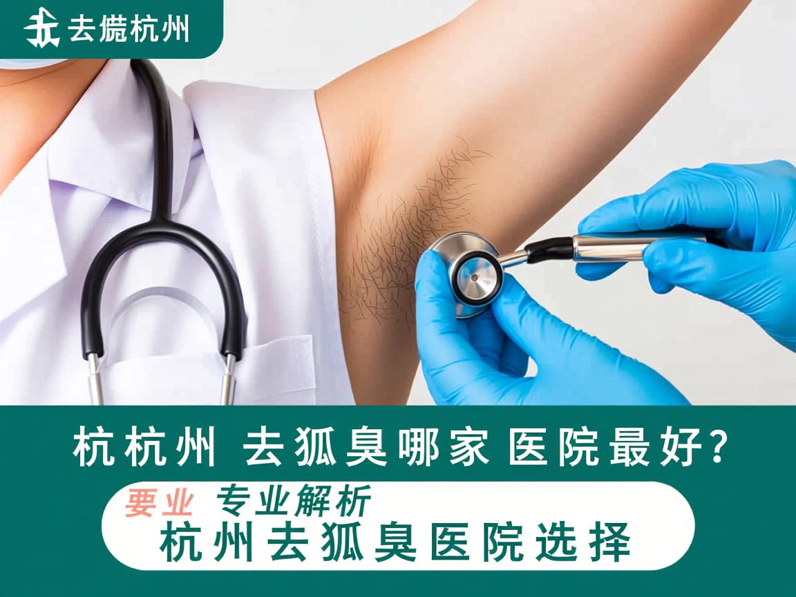 杭州去狐臭哪家医院最好？专业解析杭州去狐臭医院选择