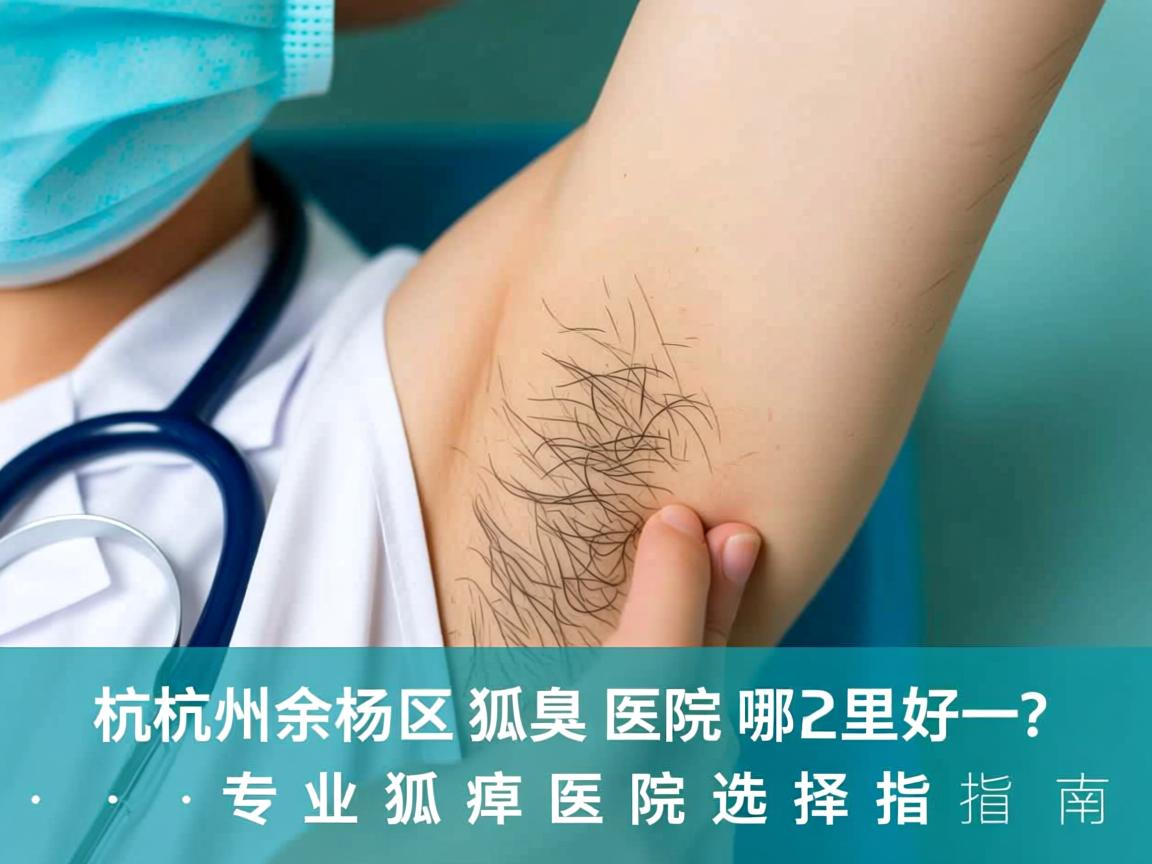 杭州余杭区狐臭医院哪里好？专业狐臭医院选择指南