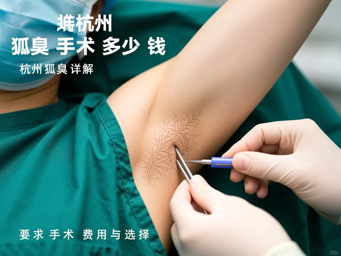 杭州狐臭手术多少钱，详解杭州狐臭手术费用与选择
