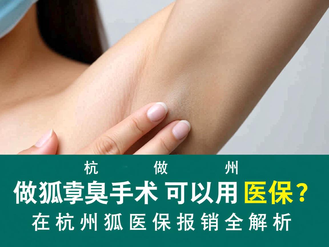 在杭州做狐臭手术可以用医保吗？在杭州狐臭医保报销全解析