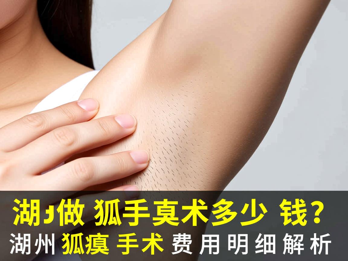 在湖州做狐臭手术多少钱？湖州狐臭手术费用明细解析