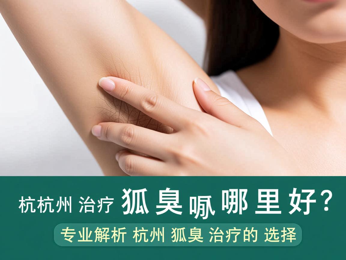 杭州治疗狐臭哪里好？专业解析杭州狐臭治疗的选择