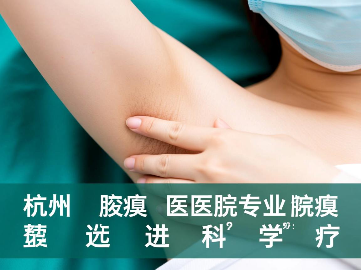 杭州腋臭医院专业解析，如何选择杭州腋臭医院进行科学治疗