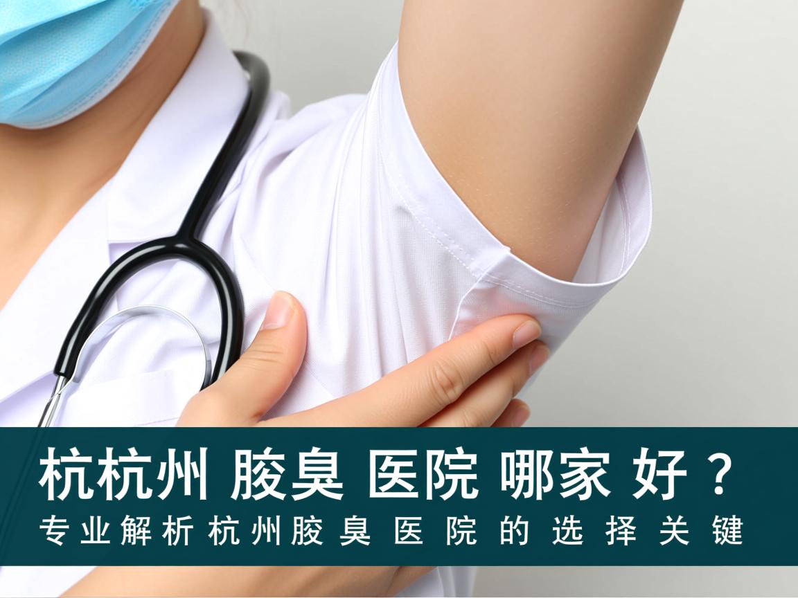 杭州腋臭医院哪家好？专业解析杭州腋臭医院的选择关键