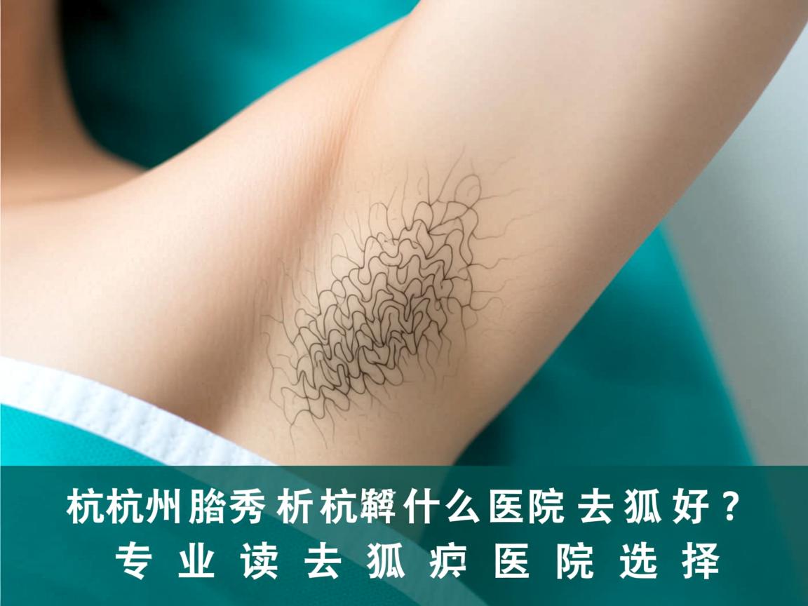 杭州腋秀解析，杭州什么医院去狐臭好？专业解读去狐臭医院选择