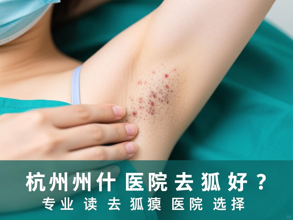 杭州腋秀解析，杭州什么医院去狐臭好？专业解读去狐臭医院选择