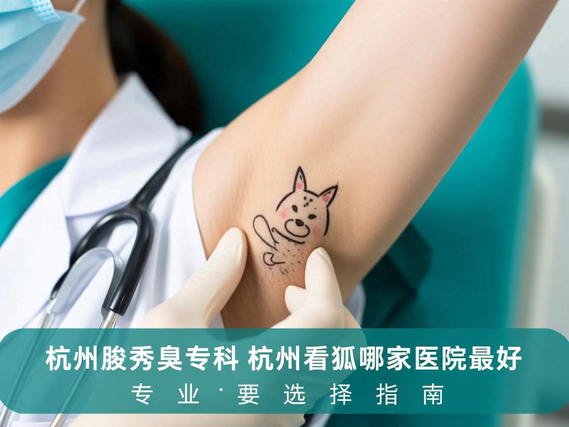 杭州腋秀腋臭专科解析，杭州看狐臭哪家医院最好，专业选择指南