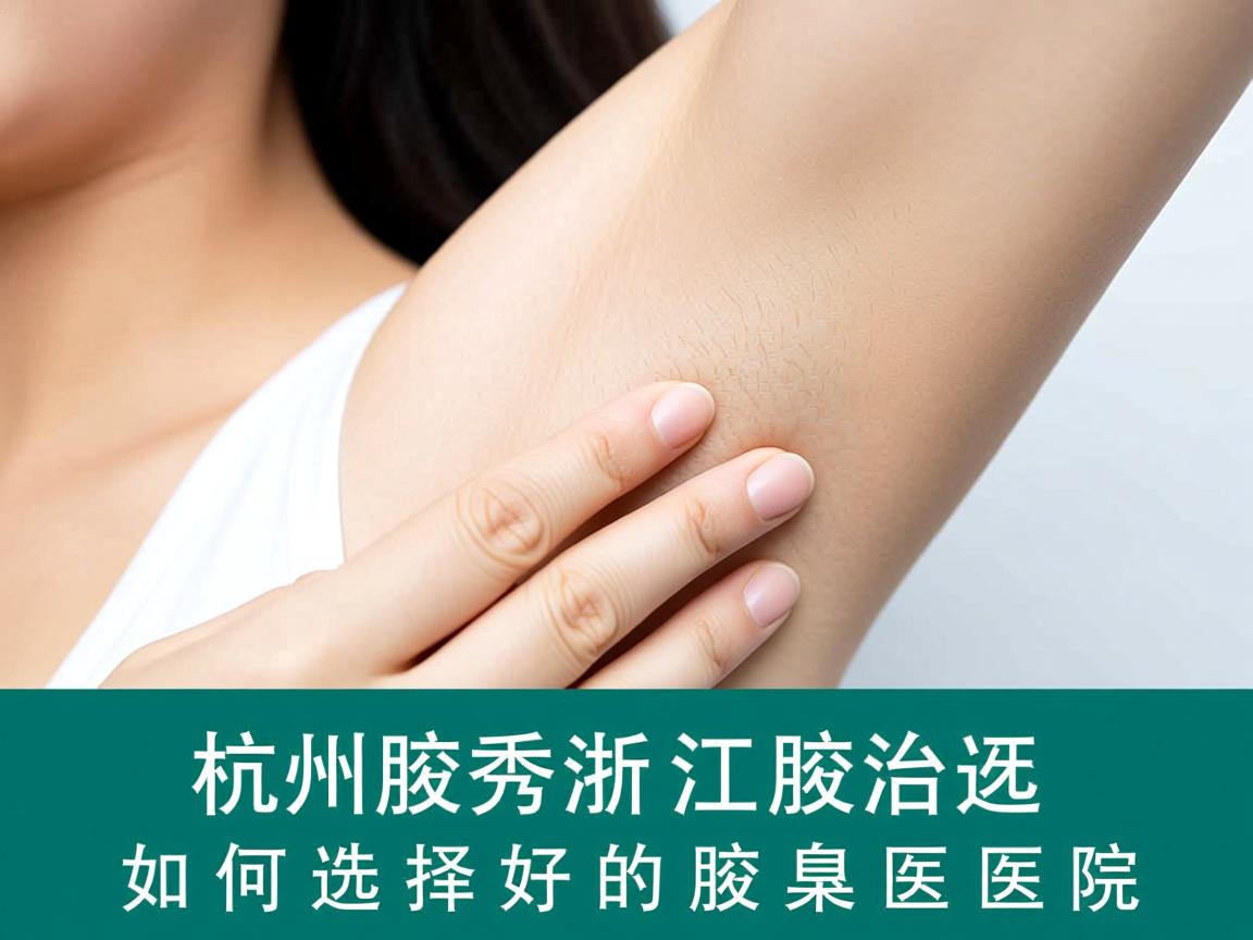 杭州腋秀解析，在浙江治腋臭，如何选择好的腋臭医院