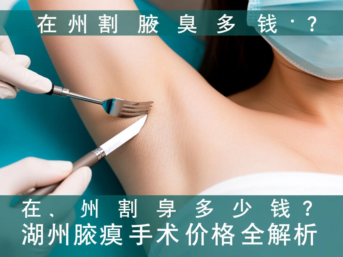 在湖州割腋臭多少钱？湖州腋臭手术价格全解析