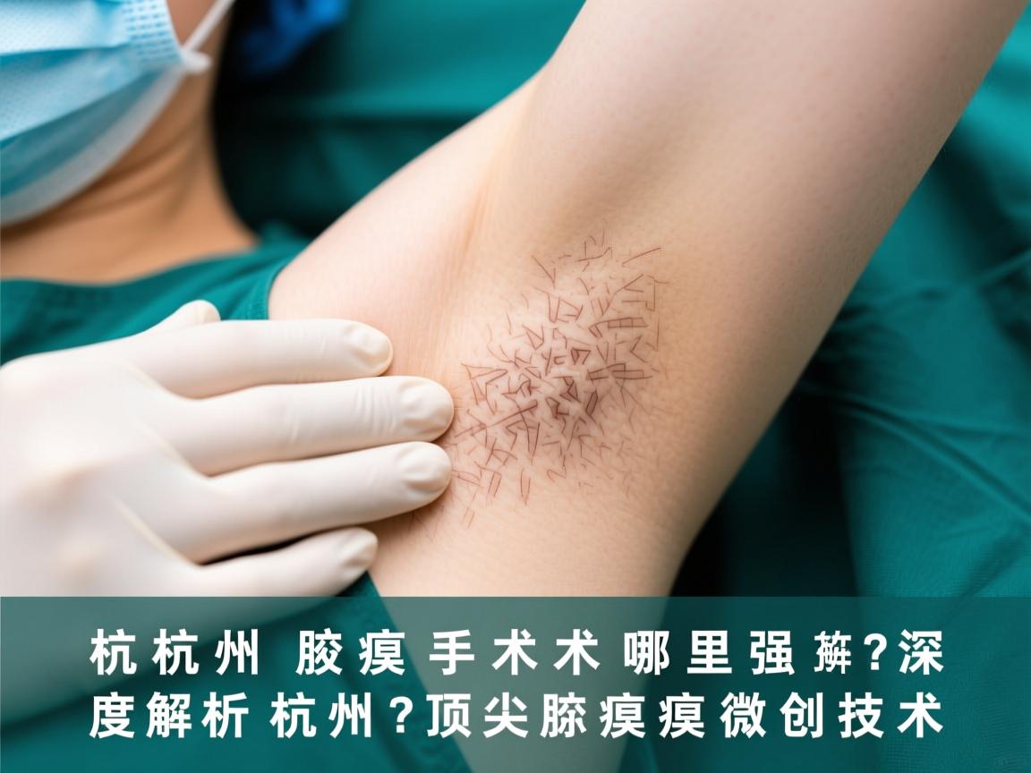 杭州腋臭手术哪里强？深度解析杭州顶尖腋臭微创技术