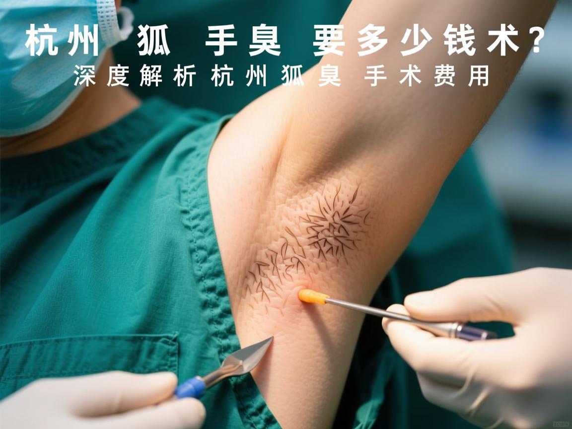 杭州狐臭手术要多少钱？深度解析杭州狐臭手术费用