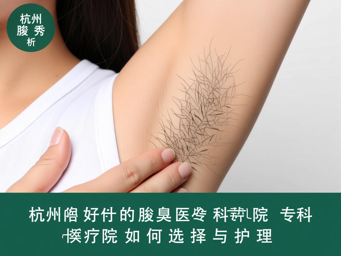 杭州腋秀解析，杭州好的腋臭科专科医院如何选择与护理