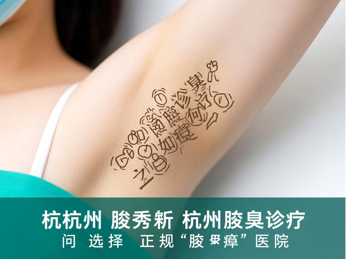 杭州腋秀解析，杭州腋臭诊疗如何选择正规腋臭医院