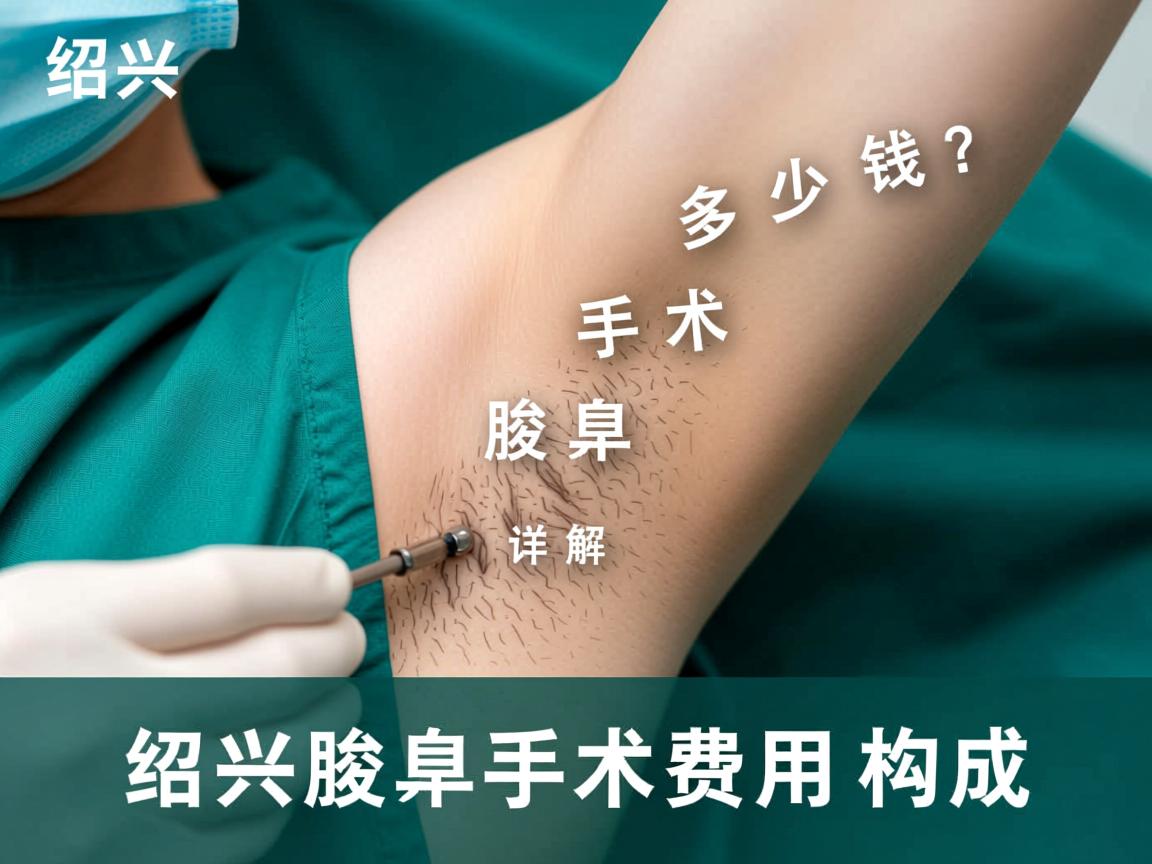 绍兴腋臭手术多少钱？详解绍兴腋臭手术费用构成
