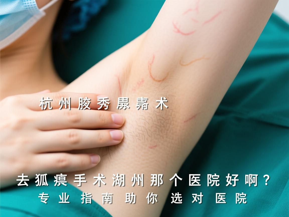 杭州腋秀解析，去狐臭手术去湖州那个医院好啊？专业指南助你选对医院