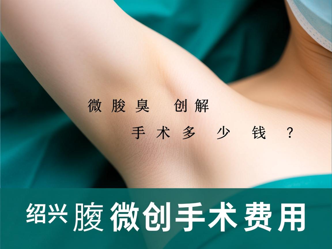 绍兴腋臭微创手术多少钱？详解绍兴腋臭微创手术费用