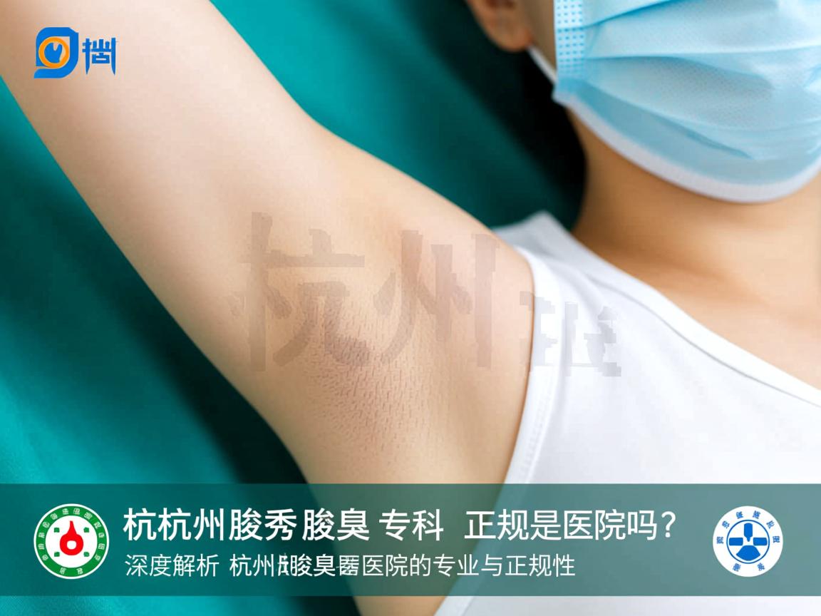杭州腋秀腋臭专科是正规医院吗？深度解析杭州腋臭医院的专业与正规性