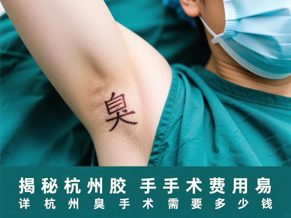 揭秘杭州腋臭手术费用，详解杭州腋臭手术需要多少钱
