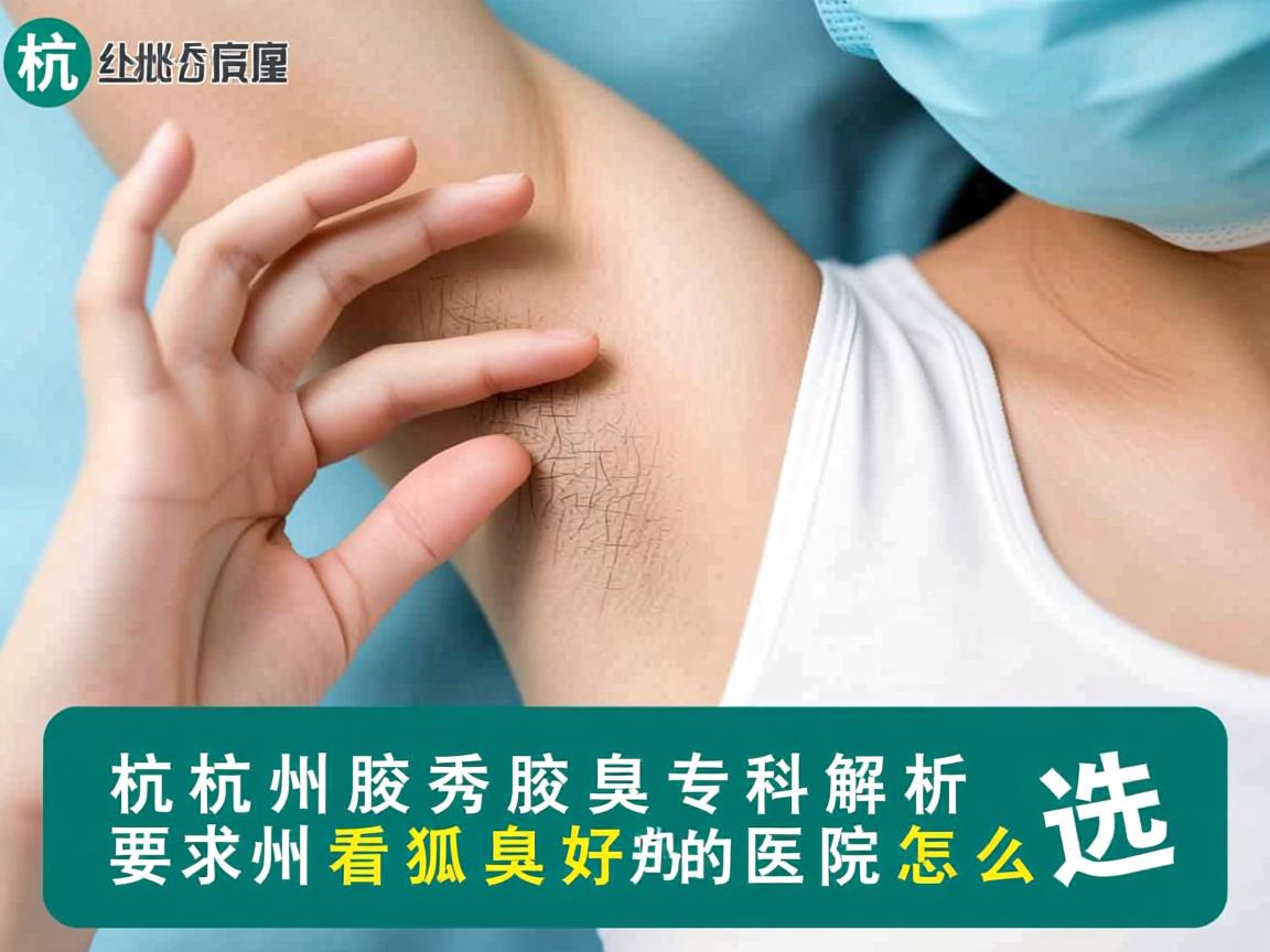 杭州腋秀腋臭专科解析，杭州看狐臭好的医院怎么选