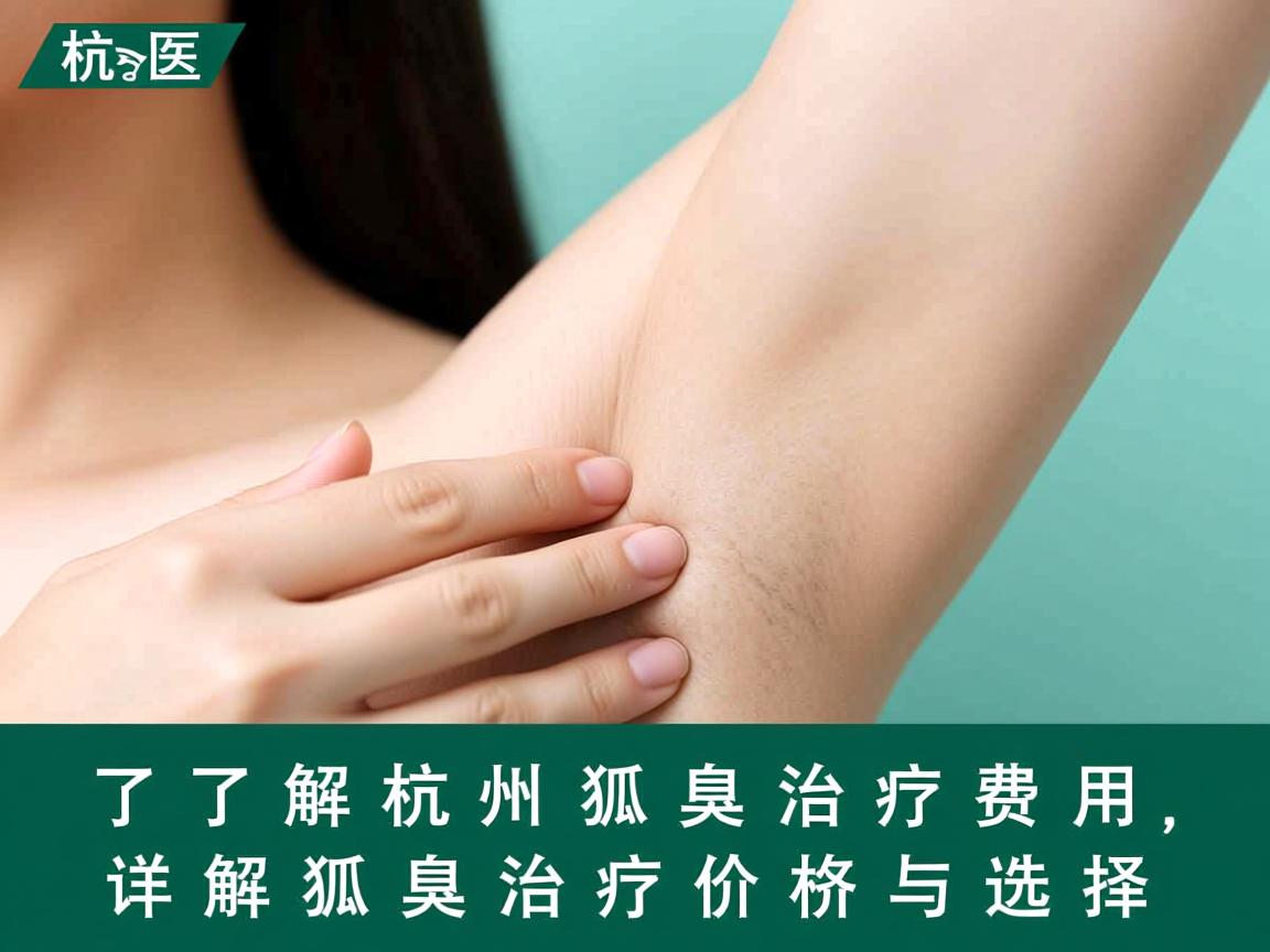 了解杭州狐臭治疗费用，详解狐臭治疗价格与选择