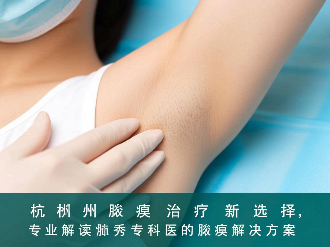 杭州腋臭治疗新选择，专业解读杭州腋秀专科的腋臭解决方案