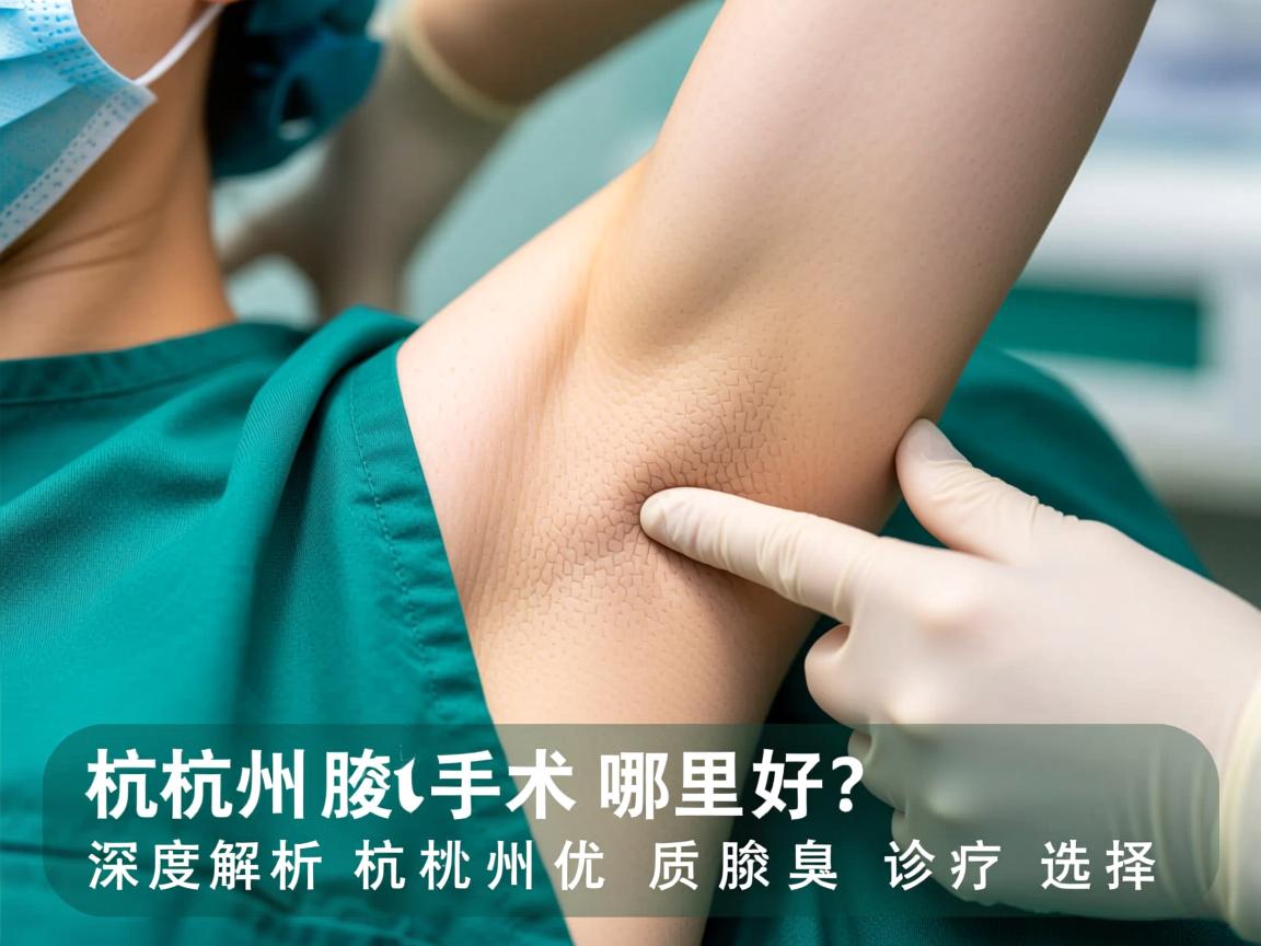 杭州腋臭手术哪里好？深度解析杭州优质腋臭诊疗选择