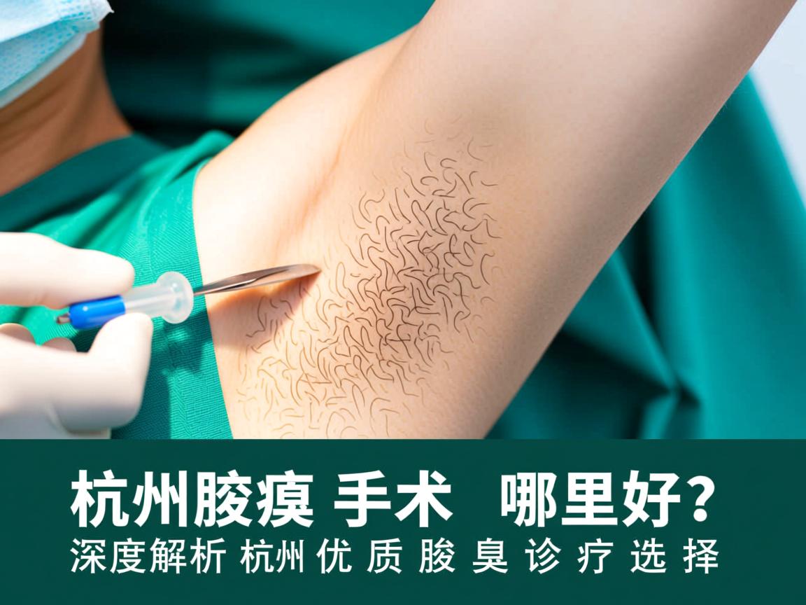 杭州腋臭手术哪里好？深度解析杭州优质腋臭诊疗选择