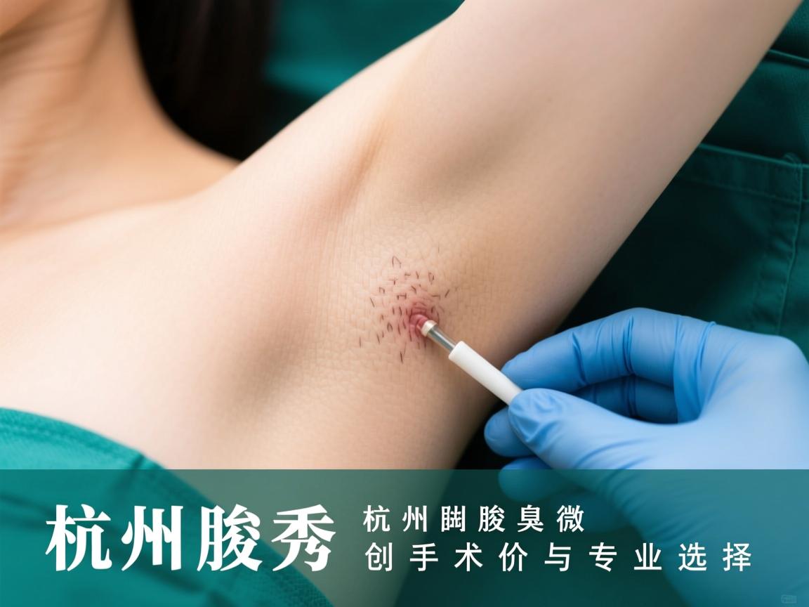 杭州腋秀解析，杭州腋臭微创手术价格与专业选择