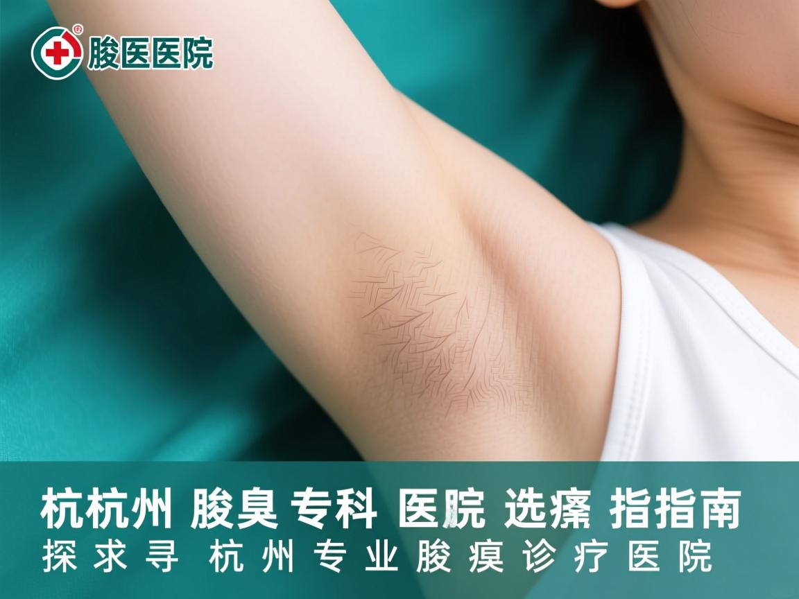 杭州腋臭专科医院选择指南，探寻杭州专业腋臭诊疗医院