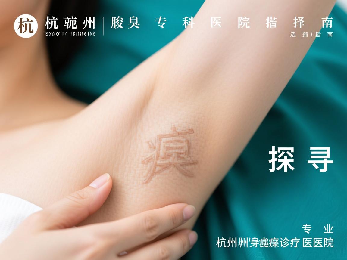 杭州腋臭专科医院选择指南，探寻杭州专业腋臭诊疗医院