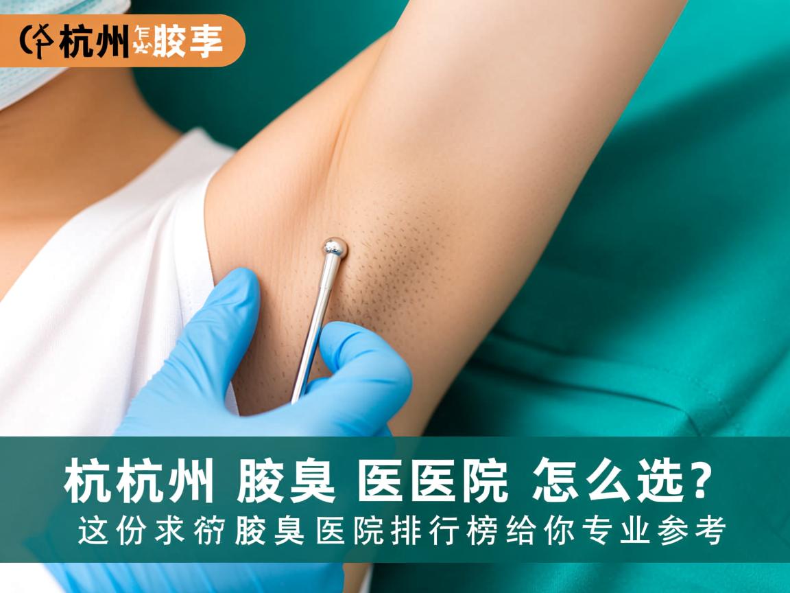 杭州腋臭医院怎么选？这份杭州腋臭医院排行榜给你专业参考