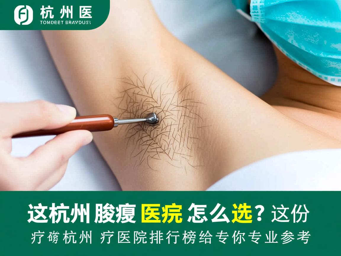 杭州腋臭医院怎么选？这份杭州腋臭医院排行榜给你专业参考