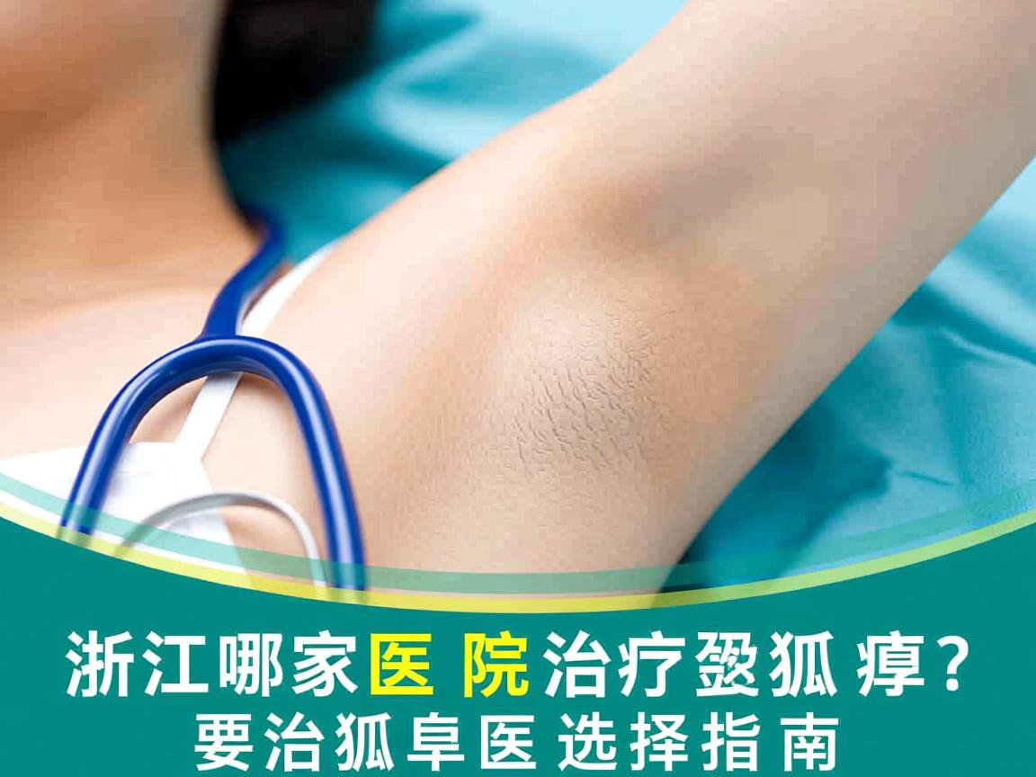 杭州腋秀解析，浙江哪家医院治疗狐臭好？专业治疗狐臭的医院选择指南