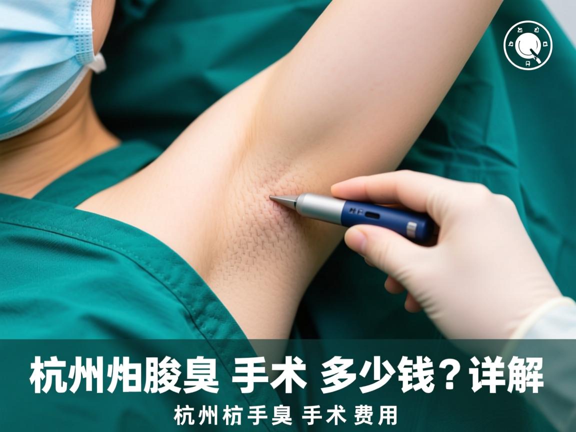杭州腋臭手术多少钱？详解杭州腋臭手术费用